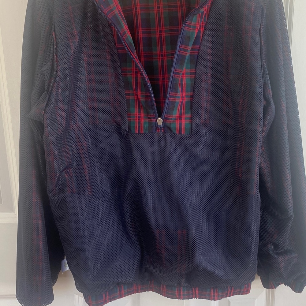 Liz Golf Plaid Half-Zip Women's Jacket - Picture 9 of 12
